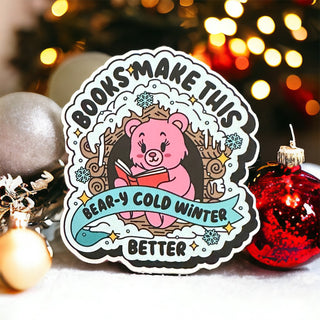 Beary Cold Winter Sticker