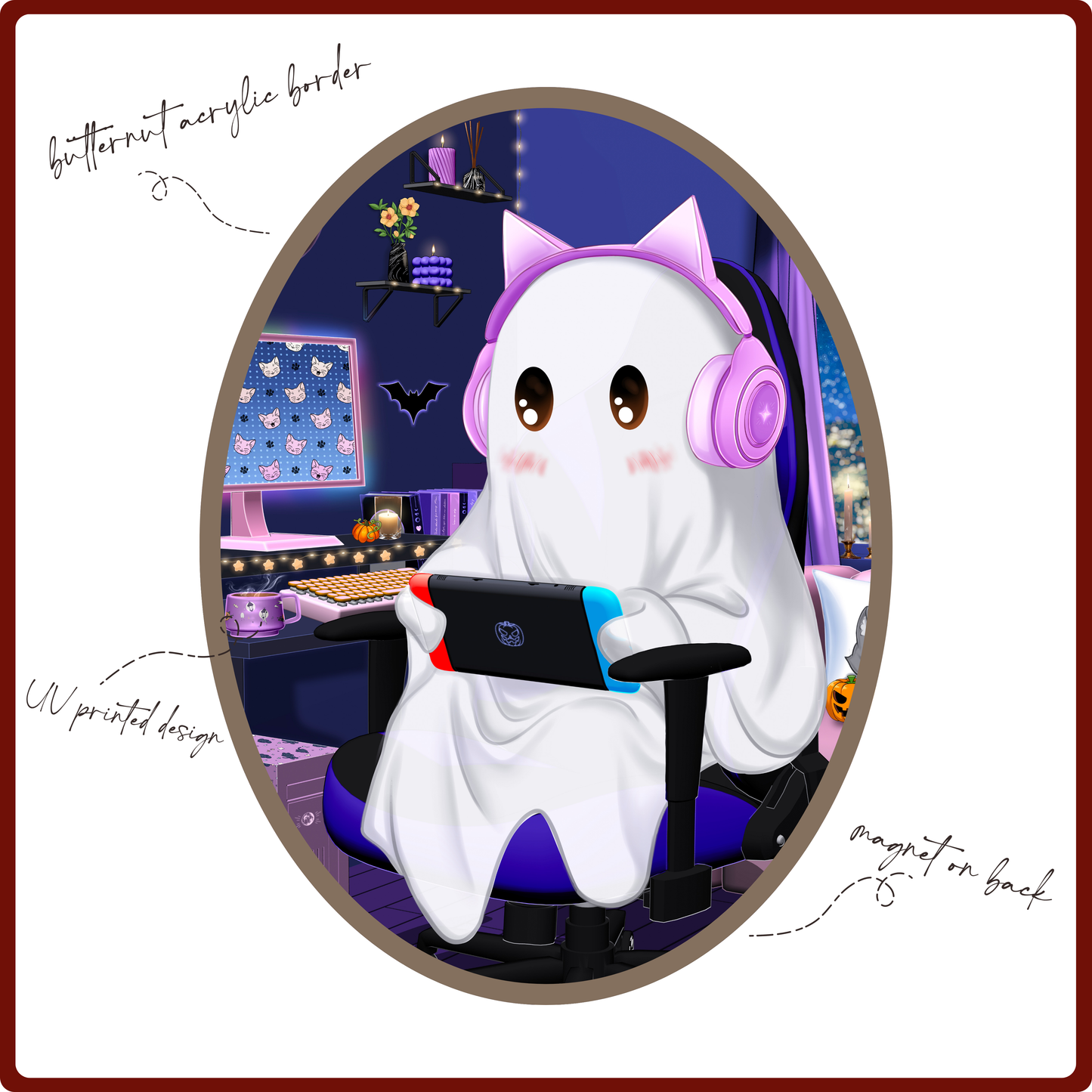 Magnet - Gamer Ghost