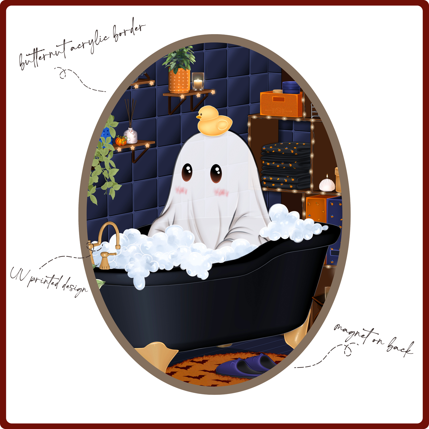 Magnet - Bathtub Ghost