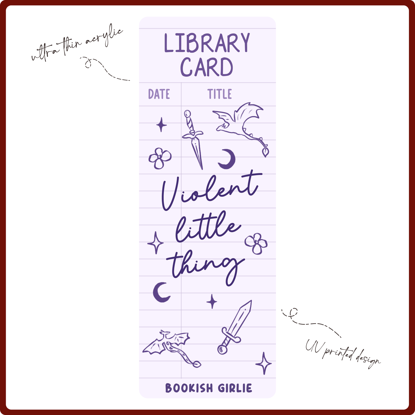 Bookmark - Violent Little Thing