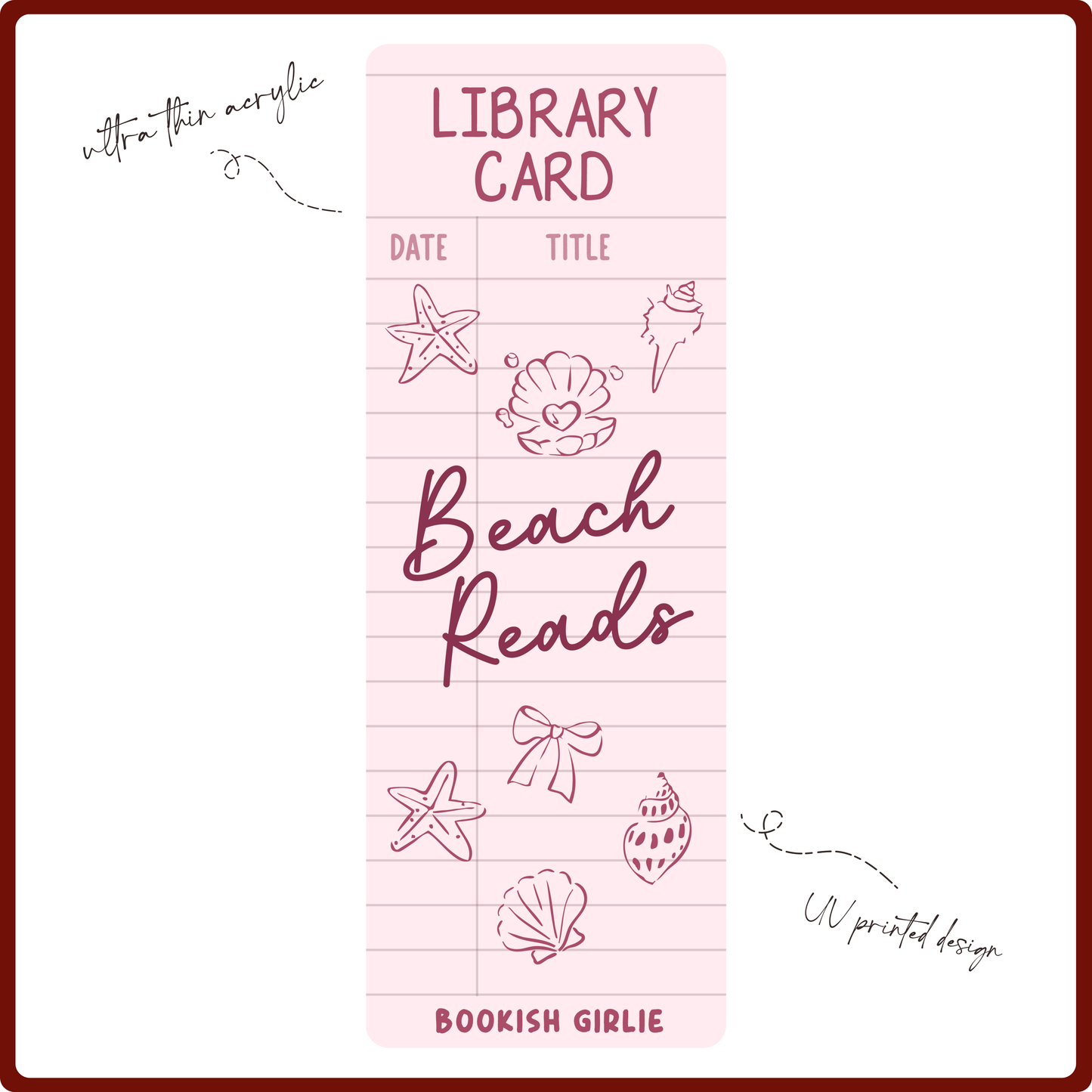 Bookmark - Beach Reads