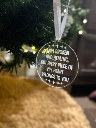 Broken and Healing Ornament