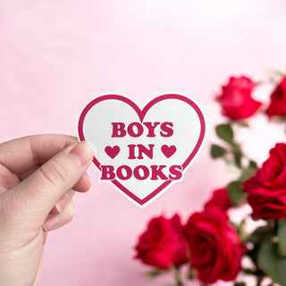 Boys in Books Sticker