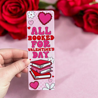 All Booked for Valentine's Day Bookmark