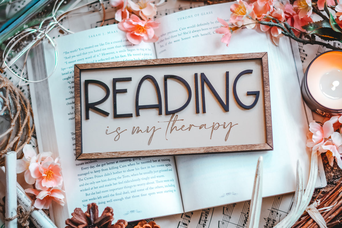 Shelfie - Reading is Therapy
