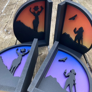 Fantasy Fae Bookends