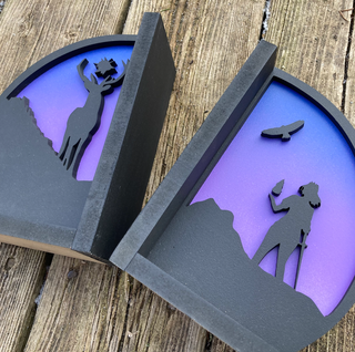 Fantasy Fae Bookends