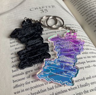 Fantasy Seasons Map Keychain