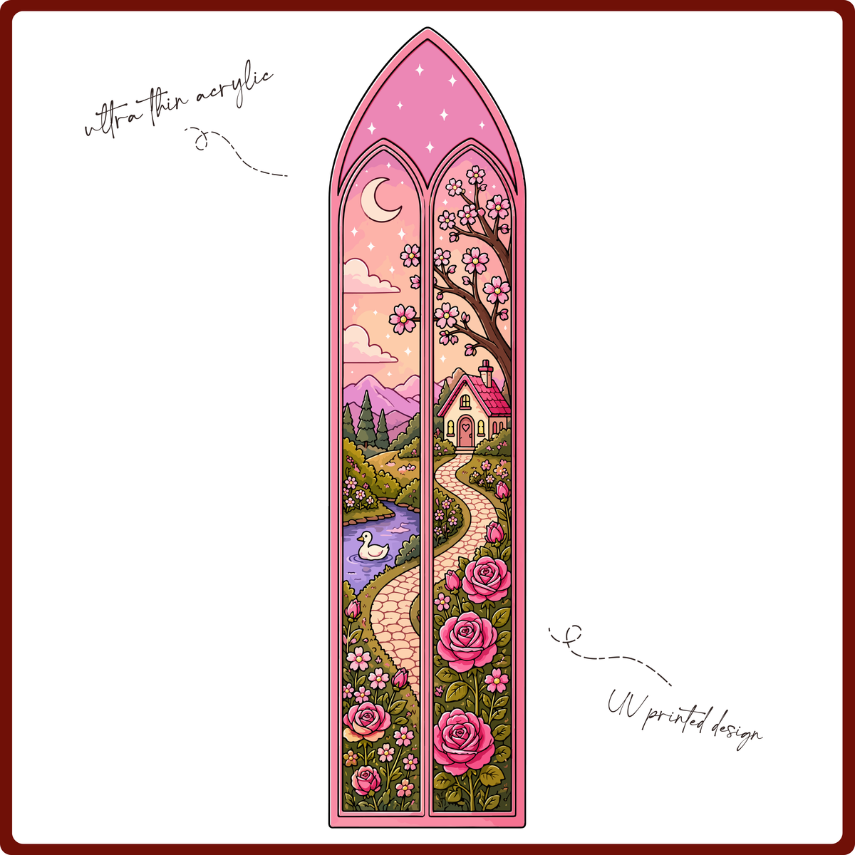 Bookmark - Fantasy Stained Glass