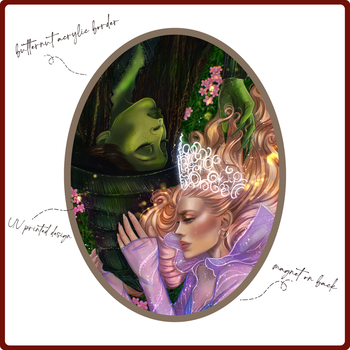 Magnet - Elphaba & Glinda
