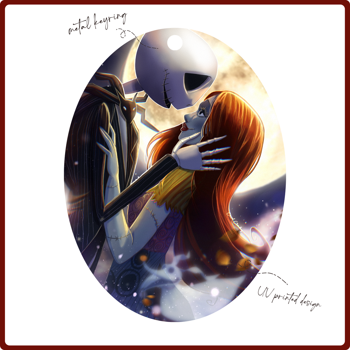 Keychain - Jack & Sally