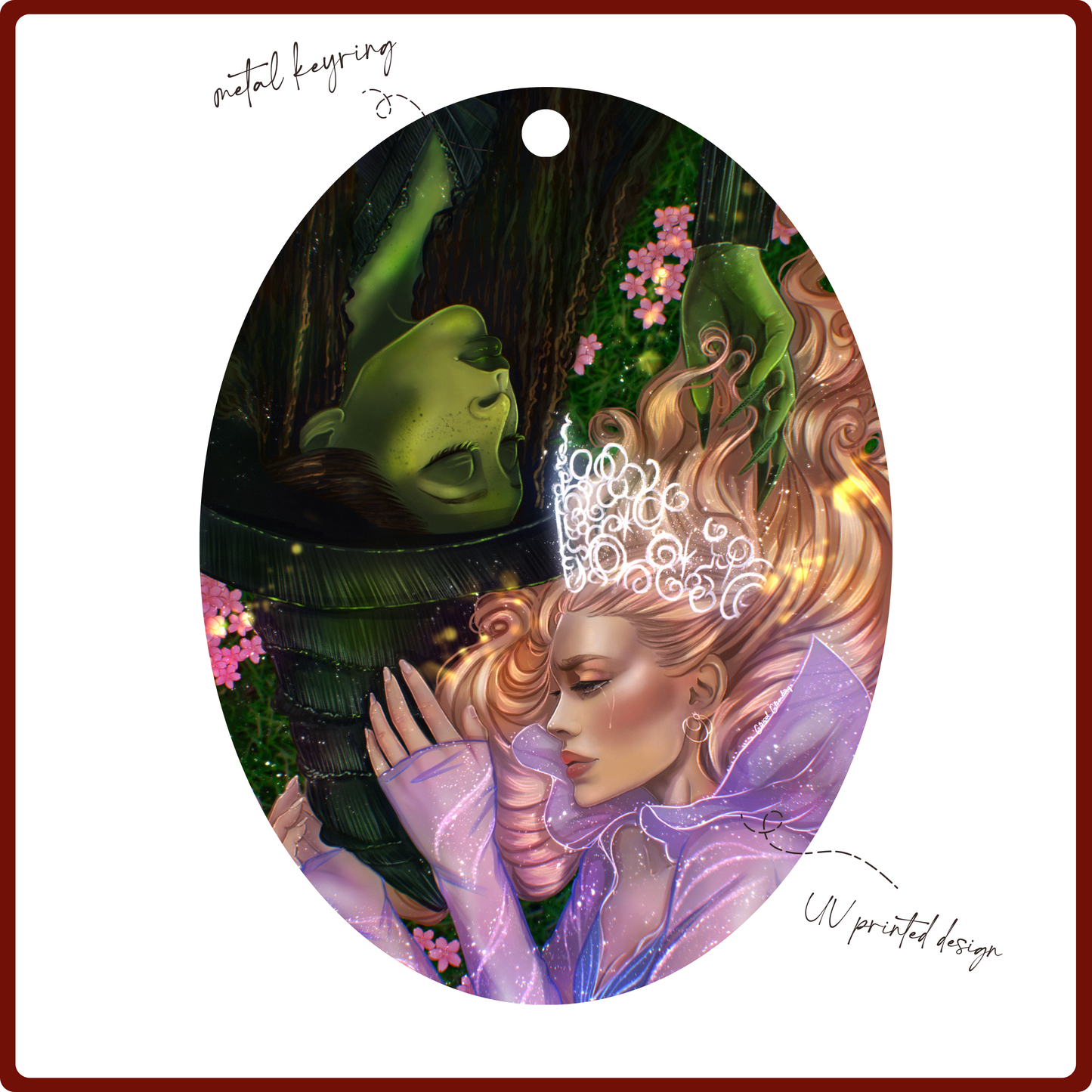 Keychain - Elphaba & Glinda
