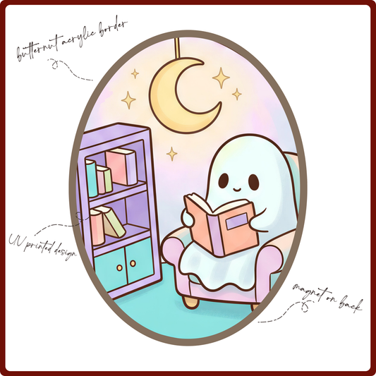Magnet - Nighttime Reading Ghost