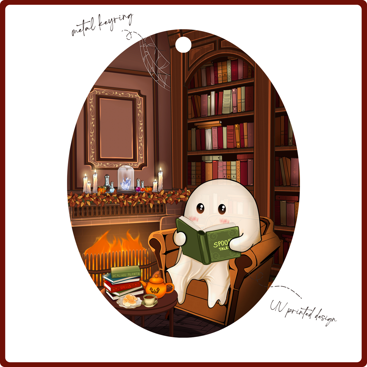 Keychain - Reading Ghost