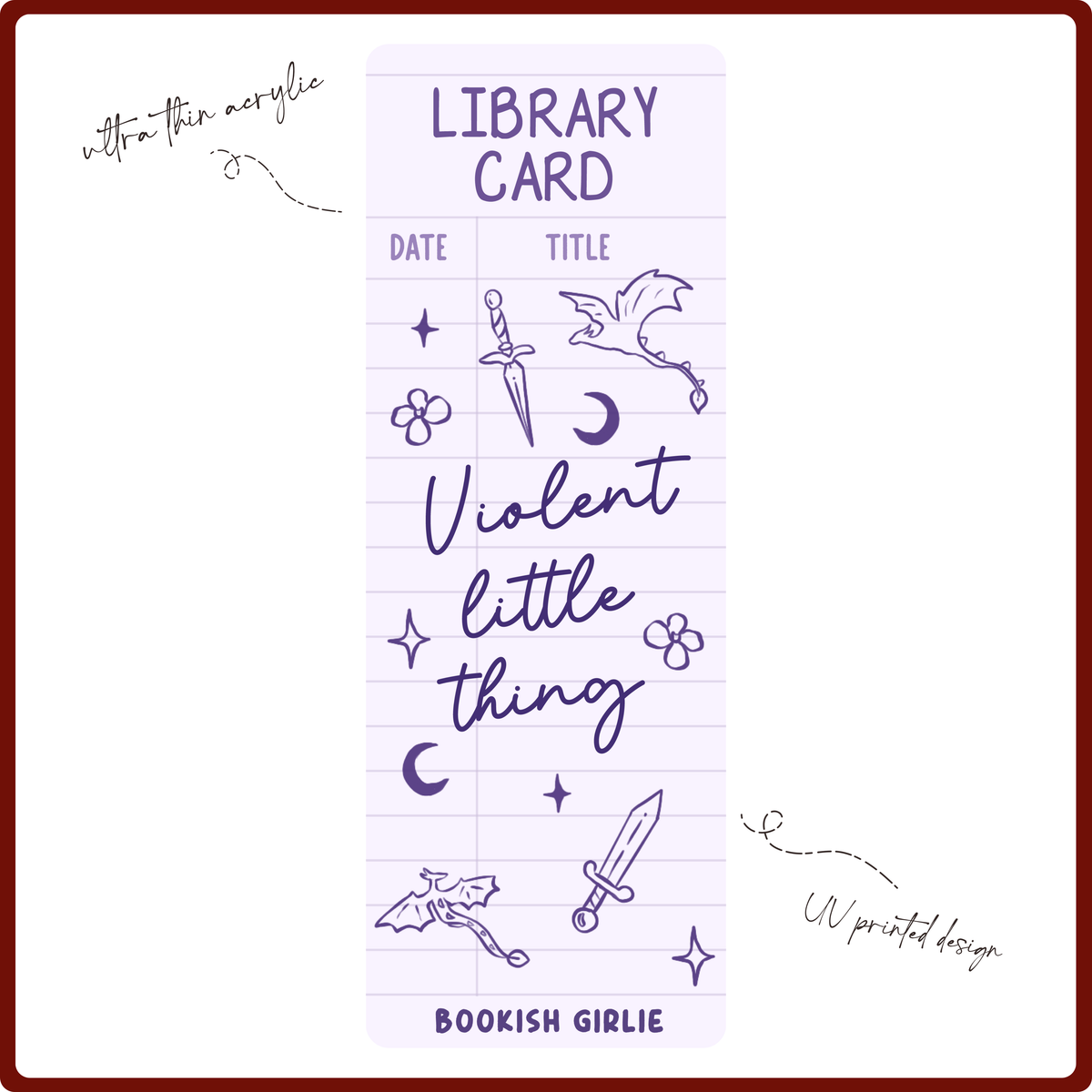 Bookmark - Violent Little Thing