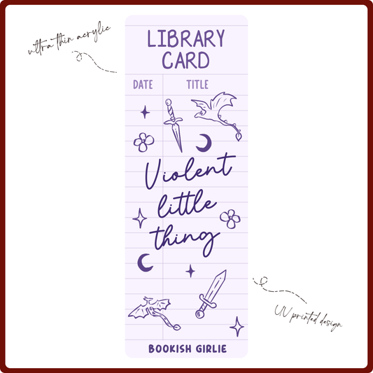 Bookmark - Violent Little Thing