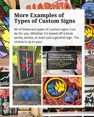 Birthday Custom Sign Raffle