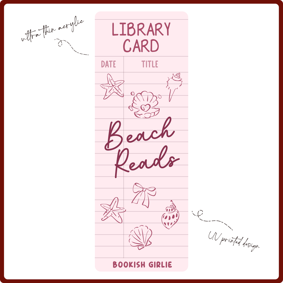 Bookmark - Beach Reads