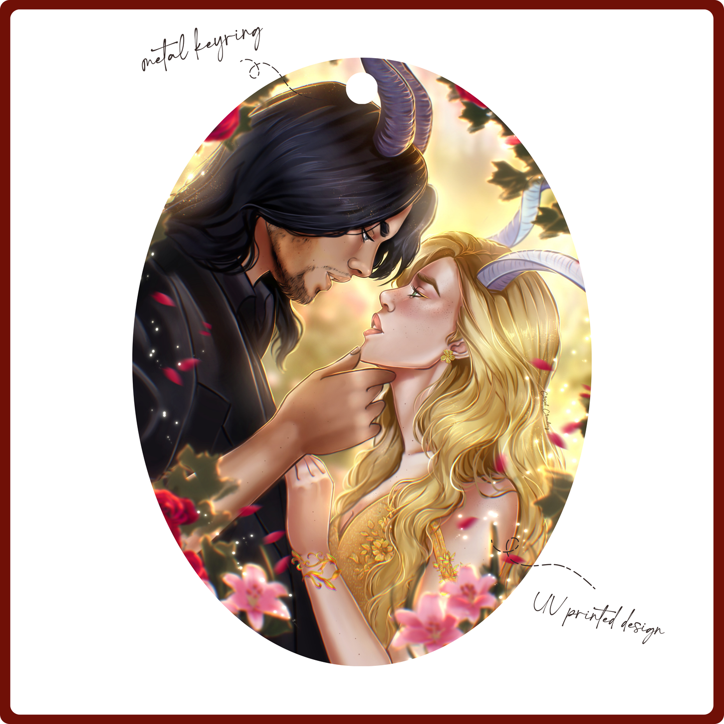 Keychain - Hades & Persephone