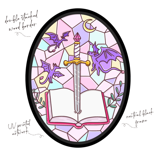 Portrait - Stained Glass Sword