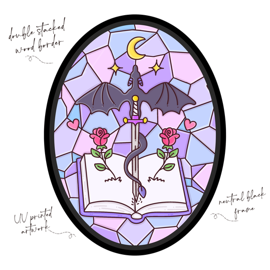 Portrait - Stained Glass Dragon