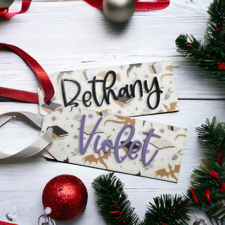 Printed Dragon Stocking Tag