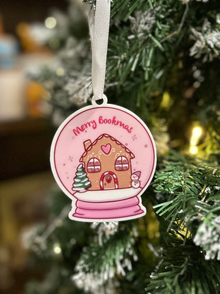 Merry Bookmas Ornament