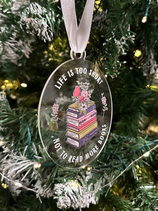 Read More Books Ornament