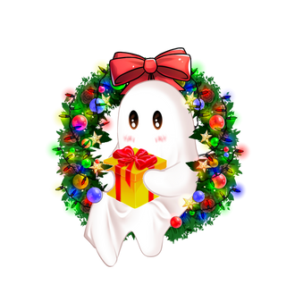 Christmas Ghost Standees