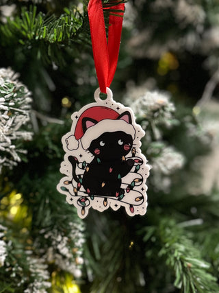 Christmas Cat Ornament