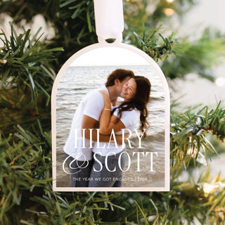 The Year We Got Engaged Ornament