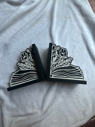 Flower Bookends
