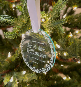 First Christmas Married Ornament