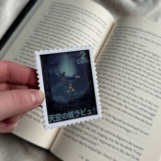 Castle in the Sky Postage Magnet