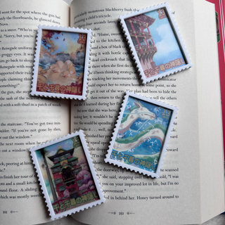 Spirited Away Postage Magnets