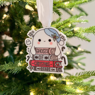 Ghost of Christmas Reads Ornament