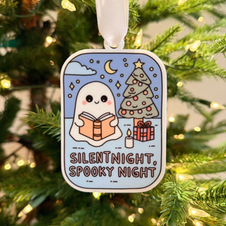 Silent Night, Spooky Night Ornament