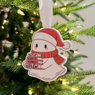 Santa Ghost Ornament