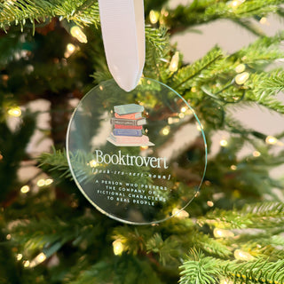 Booktrovert Ornament