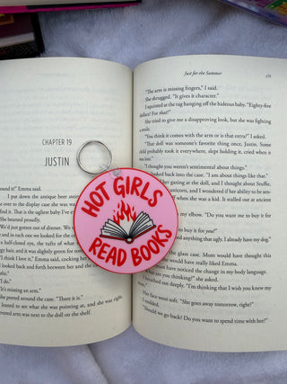 Hot Girls Read Keychains