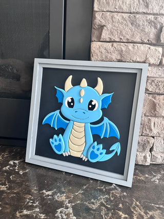 Aqua Baby Dragon READY TO SHIP