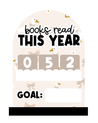 Reading Tracker Countdown