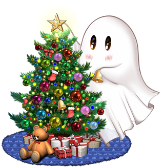 Christmas Ghost Standees