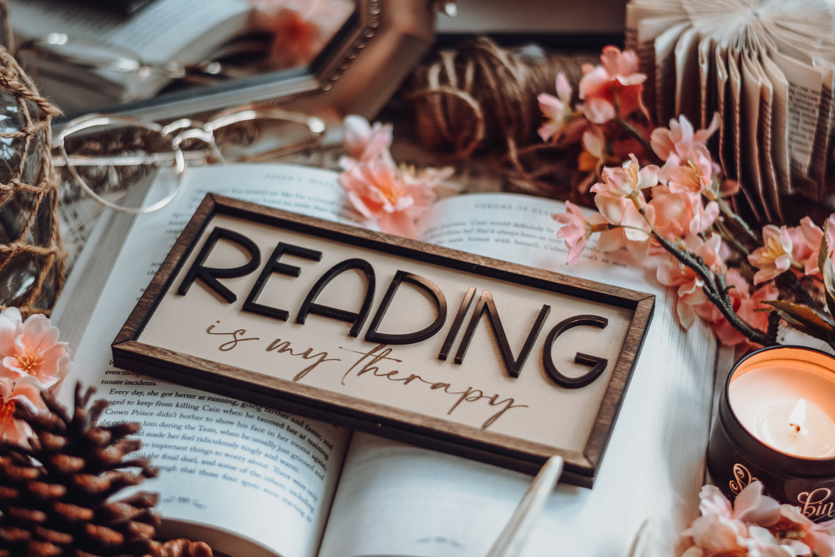 Shelfie - Reading is Therapy
