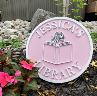 Custom Library Sign