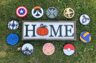 Interchangeable Home Sign