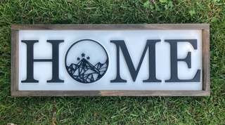 Interchangeable Home Sign