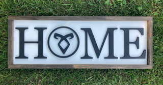 Interchangeable Home Sign