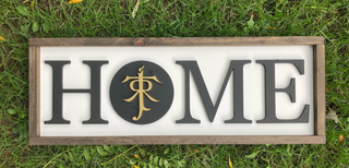 Interchangeable Home Sign