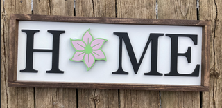 Interchangeable Home Sign